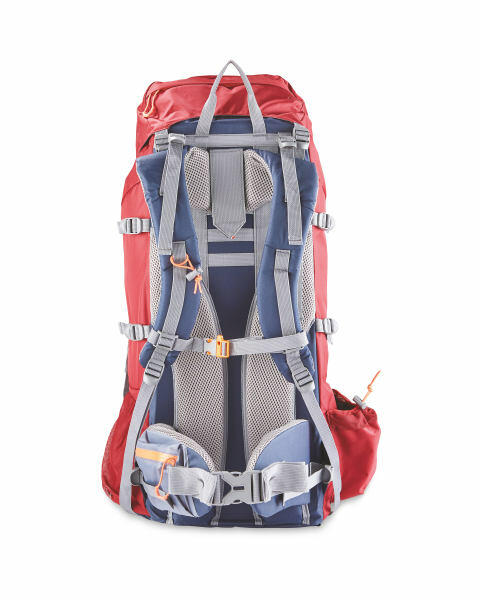 65L Red Trekking Backpack
