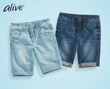 ALIVE Kinder-Jeans-Shorts/-Rock