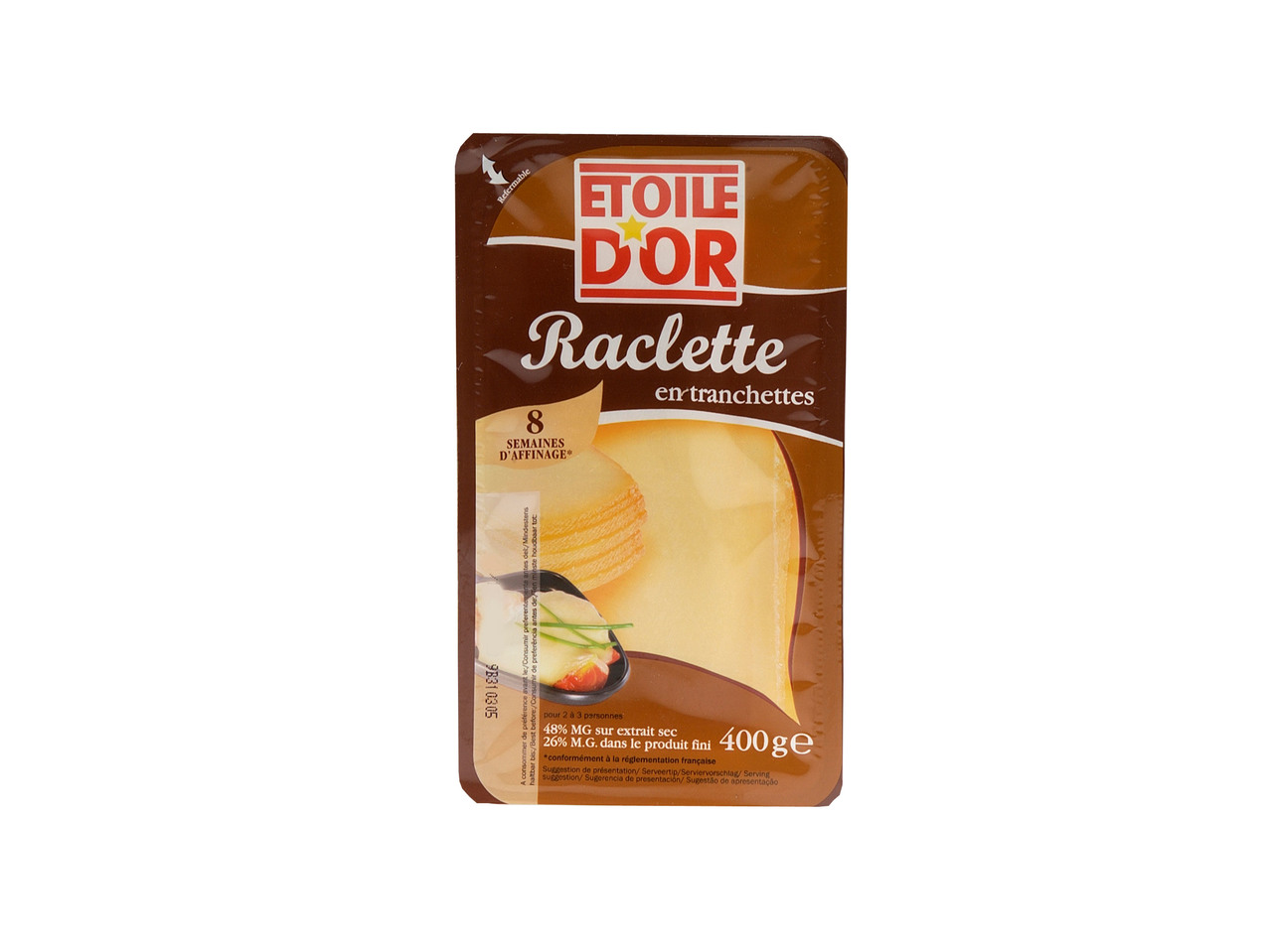 CHENE D‘ARGENT(R) Queijo Raclette em Fatias