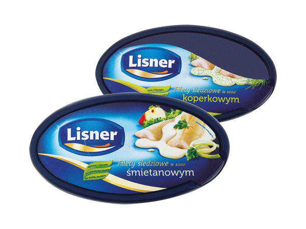 Lisner Marinated Herring Fillets in Dill Sauce