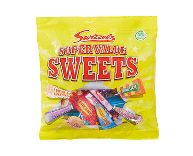 Swizzels Super Value Sweets 210g, Super Value Lollies 210g or Love Hearts 170g