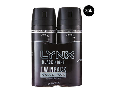 Lynx Body Spray 2 x 106g