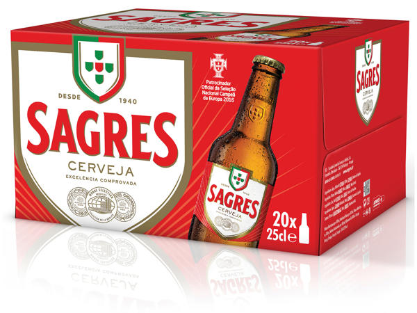 Sagres(R) Cerveja Mini Pack