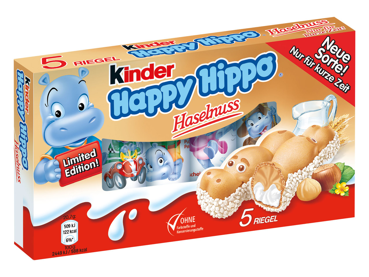 KINDER Happy Hippo Haselnuss 5er