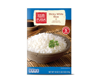 Fusia Asian Inspirations Sticky White Rice or Vegetable Fried Rice