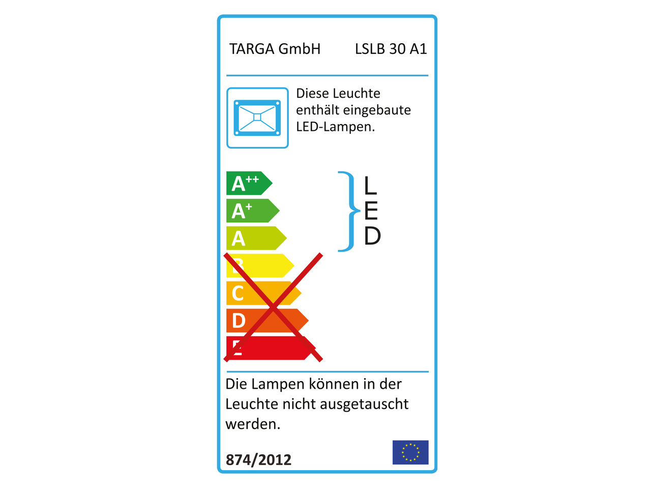 LIVARNO LUX(R) LED-Außenstrahler, 30 W