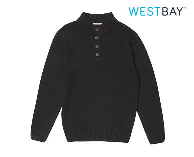 Men's Wool Blend Jumper – Crew or Button style