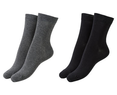 2 Komfort-Bio-Baumwoll-Socken