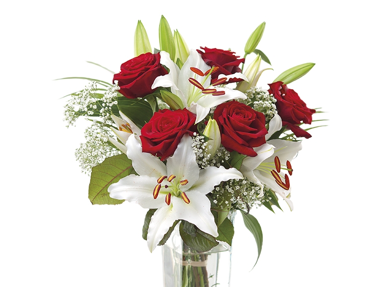 Rose And Lily Bouquet