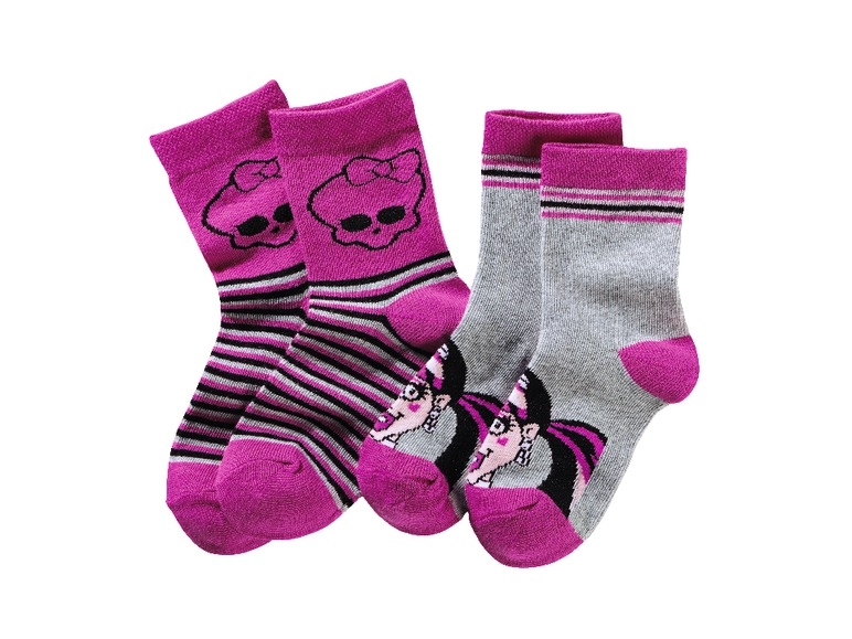 Girls' Socks "Monster High, Hello Kitty"
