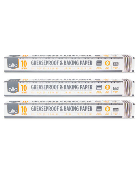 Alio Greaseproof/Baking Paper 3-Pack