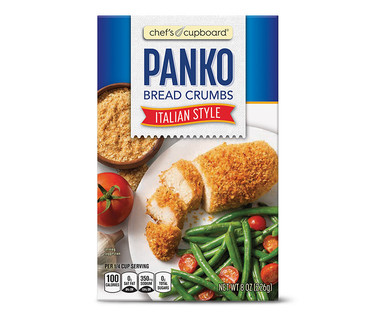 Chef's Cupboard 100% Whole Wheat or Italian Panko Breadcrumbs