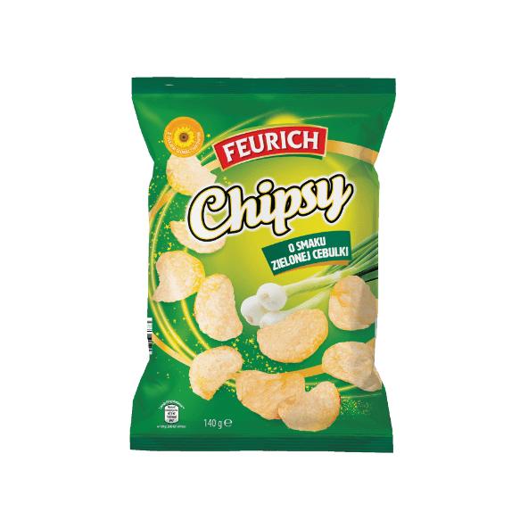 Chipsy solone/zielona cebulka