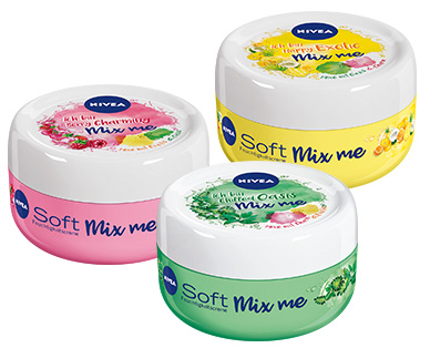 NIVEA(R) soft Feuchtigkeitscreme „Mix me"