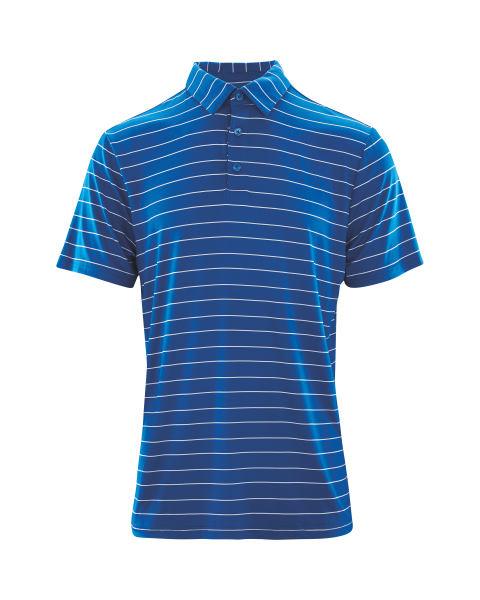 Crane Blue Golf Polo Shirt