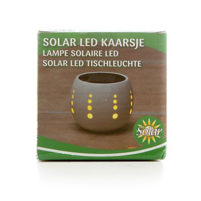 Bougie LED solaire
