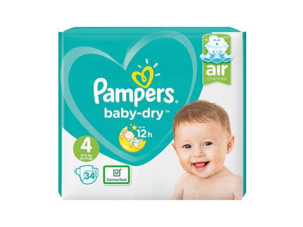 Pampers couches babydry1