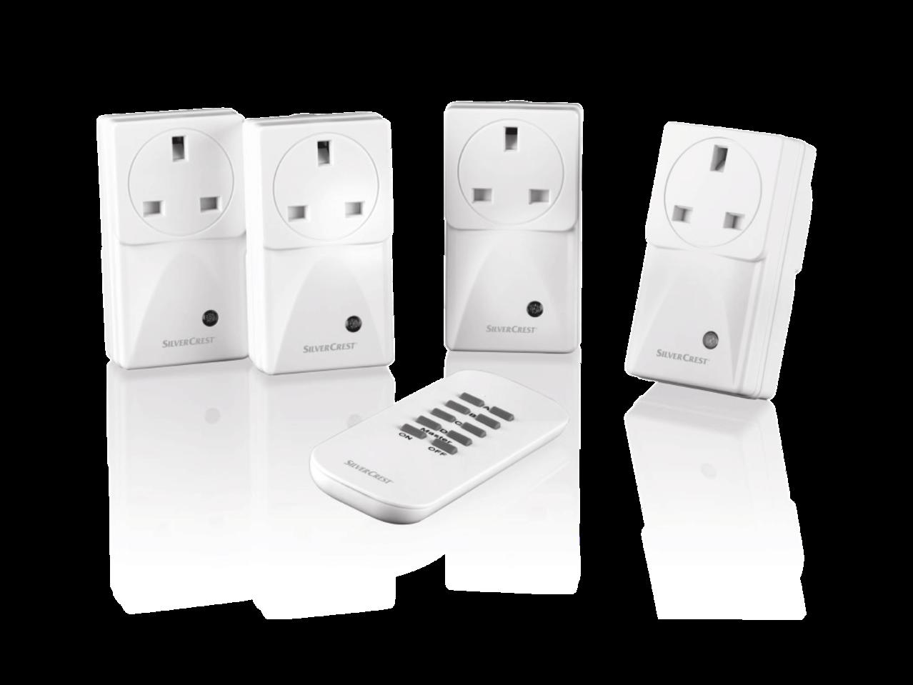 SILVERCREST Indoor Wireless Remote Controlled Sockets