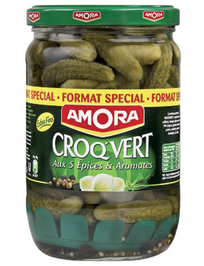 Amora cornichons Croq Vert extra-fins