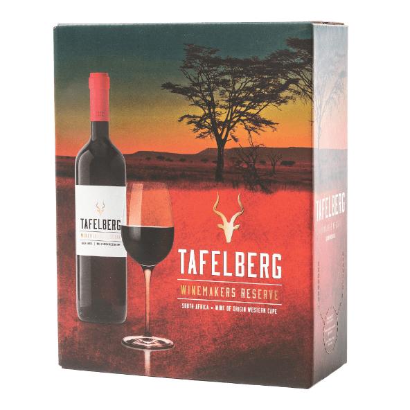 Südafrikanischer Rotwein, Bag-in-Box