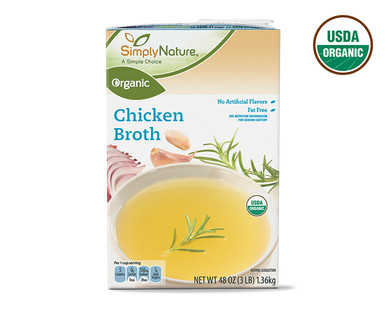 SimplyNature Organic Chicken Broth