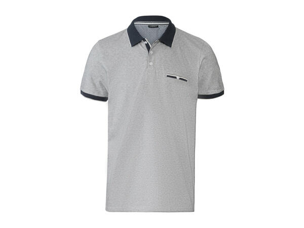 Livergy Men's Slim-Fit Jersey Polo Shirt