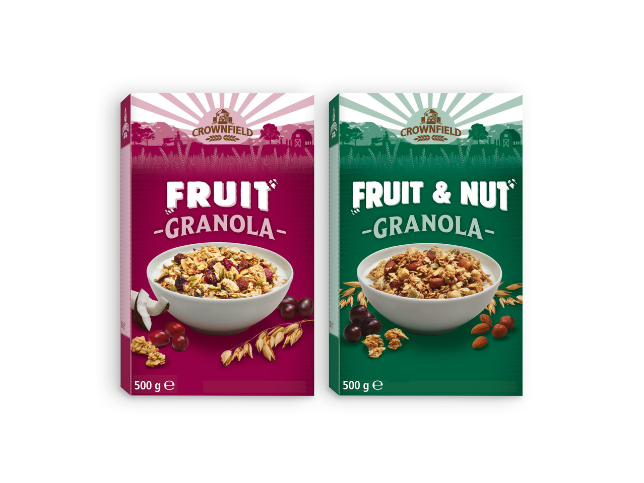 CROWNFIELD(R) Granola com Fruta / Frutos Secos