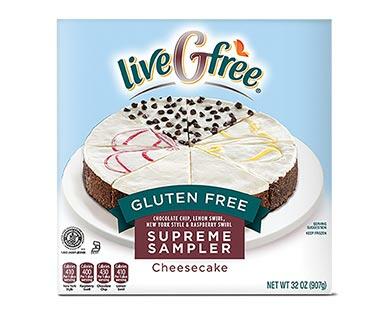 liveGfree 
 Gluten Free Cheesecake Sampler