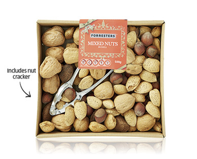 MIXED NUTS IN SHELL WITH NUT CRACKER 500G