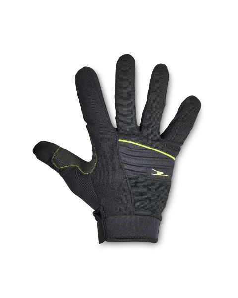 Black/Lime MTB Gloves with Gel
