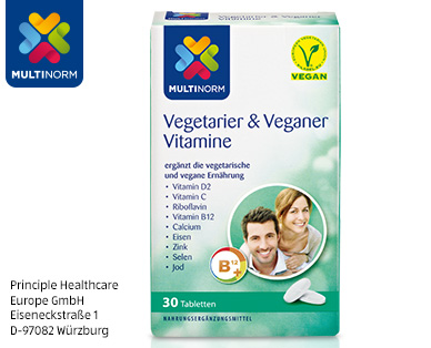 MULTINORM Vegetarier & Veganer Vitamine