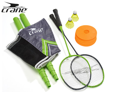 crane(R) Badminton-Set mit Netz
