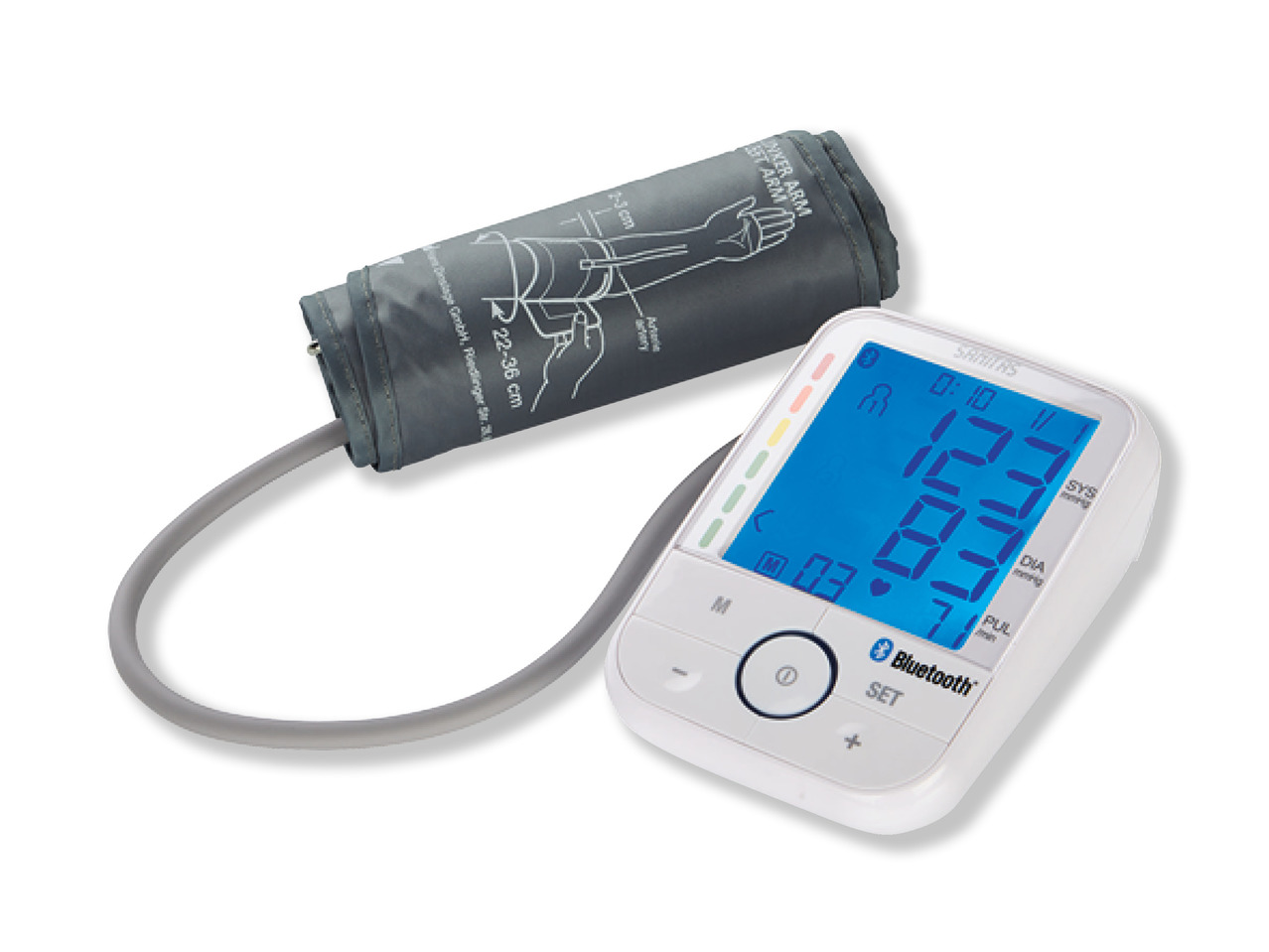 SANITAS(R) Blodtryksmåler med Bluetooth