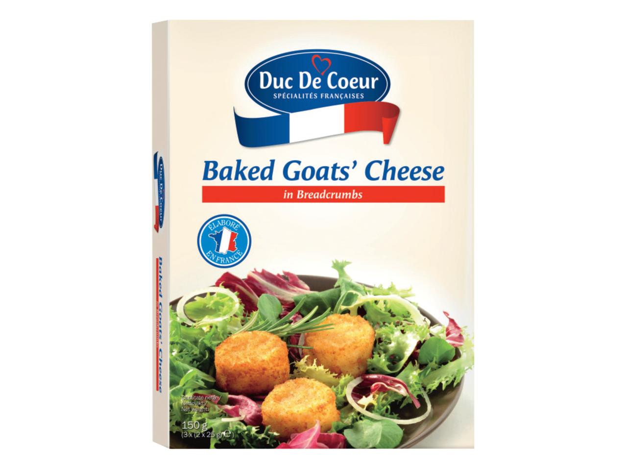 DUC DE COEUR Baked Goat's Cheese in Breadcrumbs