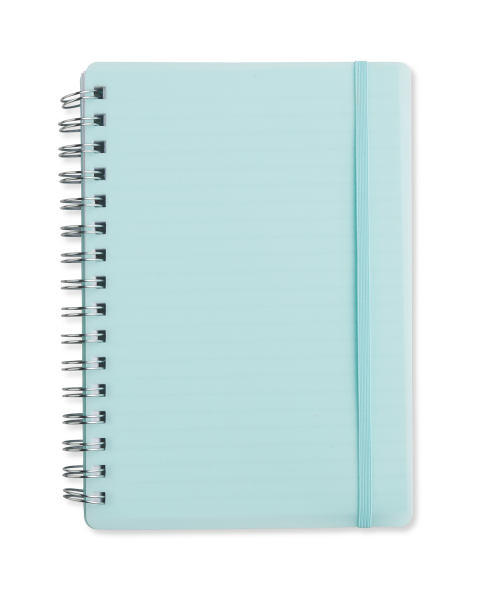 A5 Blue Spiral Bound Notebook