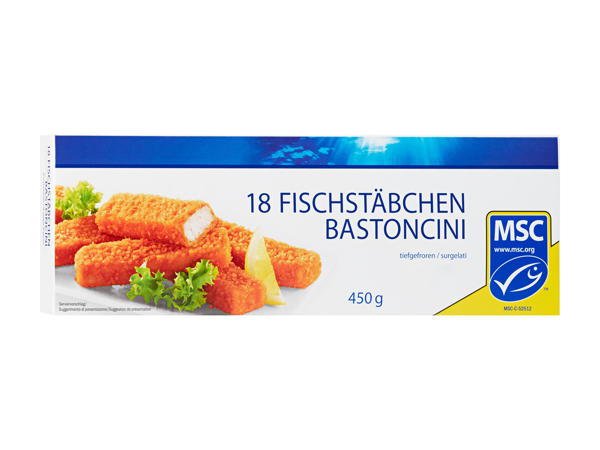 Bastoncini di pesce MSC