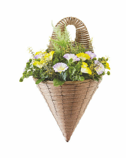 Artificial Flower Wall Basket