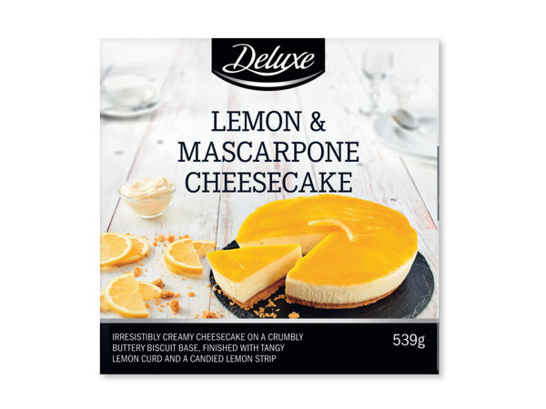 Deluxe(R) Cheesecake Limão e Mascarpone