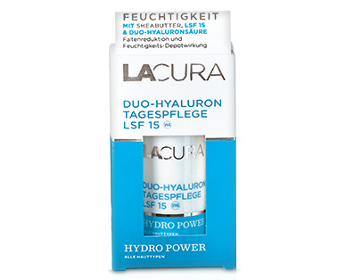 LACURA Duo-Hyaluron Gesichtspflege HYDRO POWER