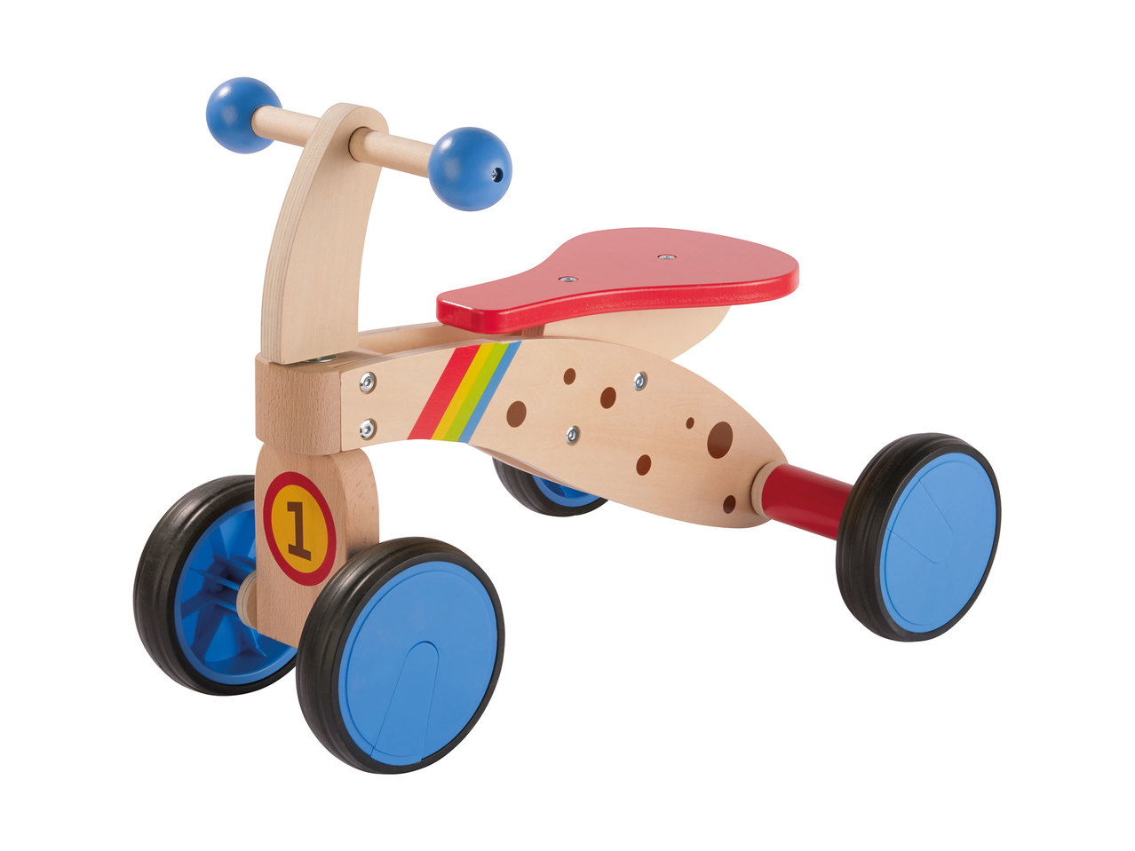 Playtive Junior Wooden Trike or Wooden Rocking Horse1