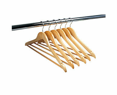 Easy Home 10-Pack Wooden Hangers