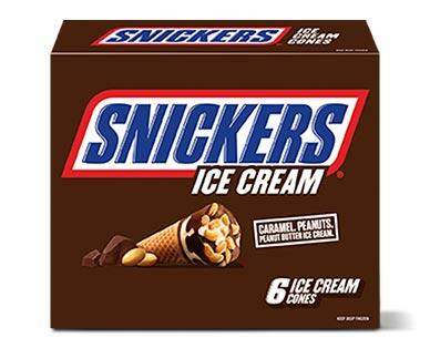 Snickers 
 Ice Cream Cones
