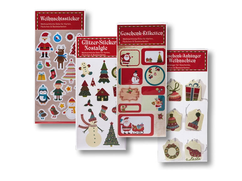 Adesivi di Natale ***Articolo disponibile solo nella Svizzera tedesca.***