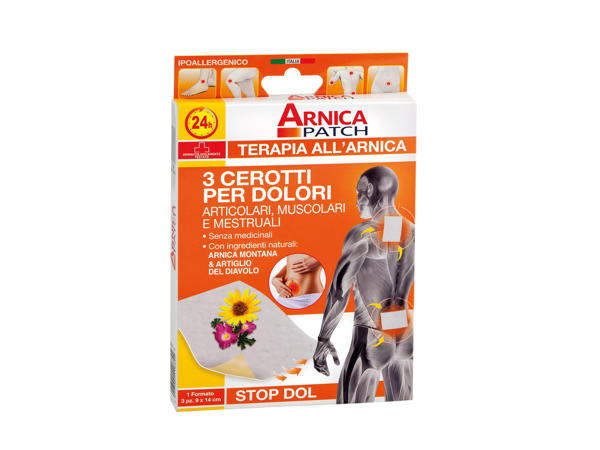 Arnica Patches for Muscle Pain and Period Pain Relief