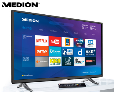 MEDION(R) Ultra HD Smart-TV MEDION(R) LIFE(R) X16015