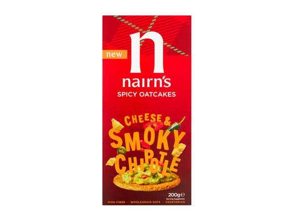 Nairns Cheese & Smoky Chipotle Oatcakes