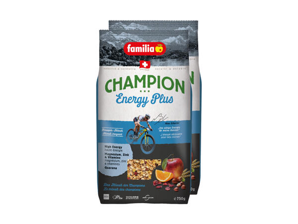 familia Müsli Champion Energy Plus​