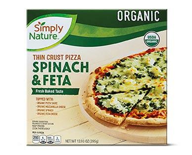 Simply Nature 
 Organic Pizza Spinach & Feta or Roasted Vegetable