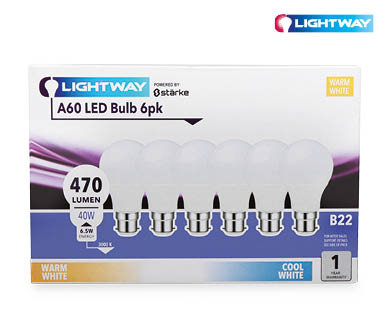 LED A60 Bulbs 6pk