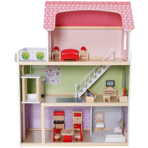 Drewniany domek dla lalek Mini Matters